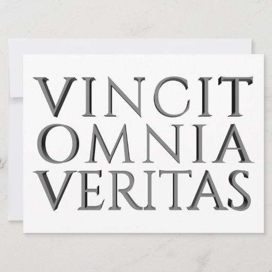 VINCIT OMNIA VERITAS - Licht (Vorderseite)