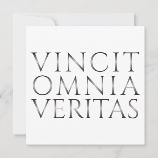 VINCIT OMNIA VERITAS - Licht (Vorderseite)