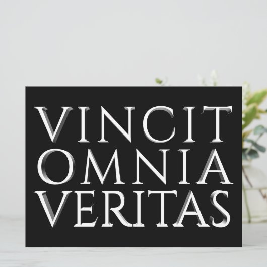 VINCIT OMNIA VERITAS - Licht (Stehend Vorderseite)