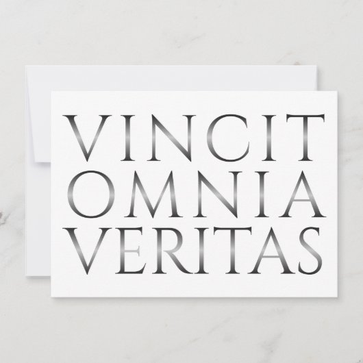 VINCIT OMNIA VERITAS - Licht (Vorderseite)