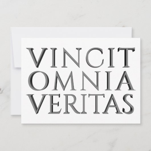 VINCIT OMNIA VERITAS - Licht (Vorderseite)