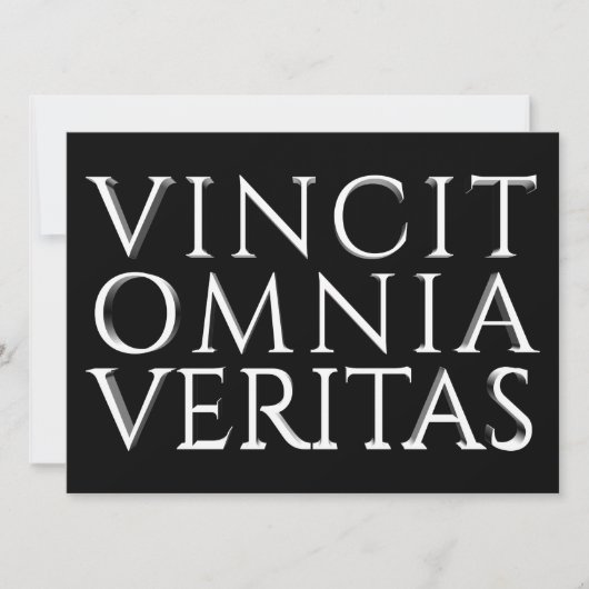VINCIT OMNIA VERITAS - Licht (Vorderseite)