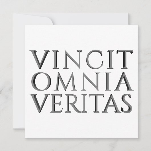 VINCIT OMNIA VERITAS - Licht (Vorderseite)