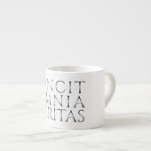 VINCIT OMNIA VERITAS - Licht Espressotasse (Vorderseite Rechts)