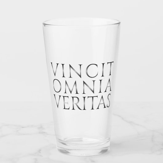 VINCIT OMNIA VERITAS - Licht Glas (Vorderseite)