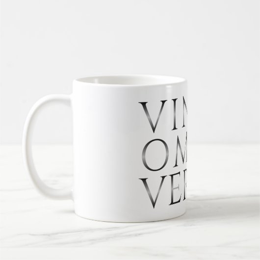 VINCIT OMNIA VERITAS - Licht Kaffeetasse (Links)