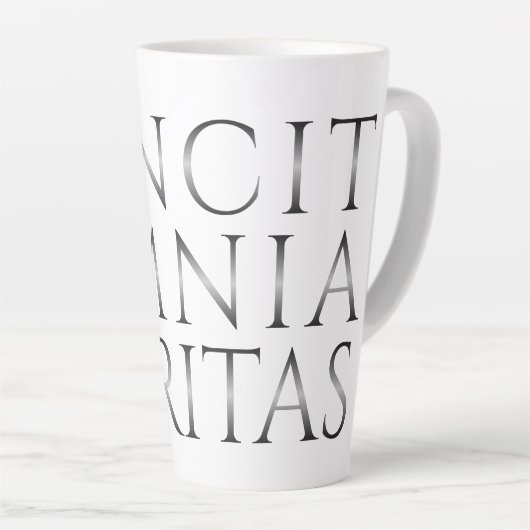 VINCIT OMNIA VERITAS - Licht Milchtasse (Rechte Ecke)