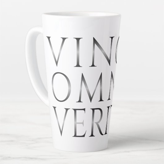 VINCIT OMNIA VERITAS - Licht Milchtasse (Linke Ecke)