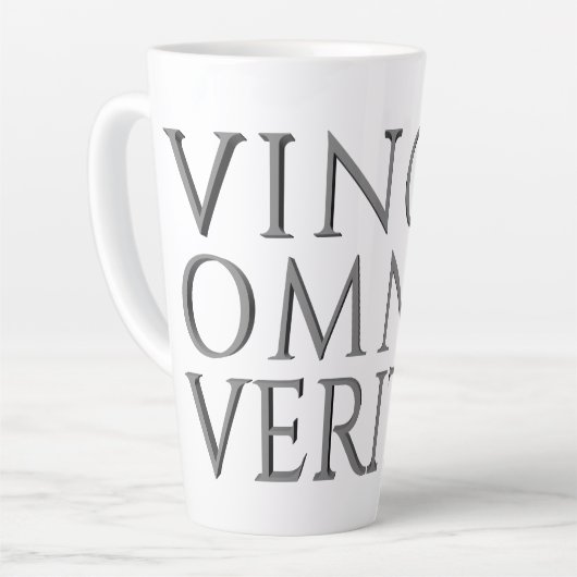 VINCIT OMNIA VERITAS - Light Latte Tasse (Linke Ecke)