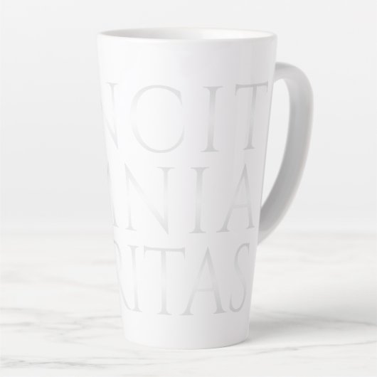 VINCIT OMNIA VERITAS - Light Latte Tasse (Rechte Ecke)