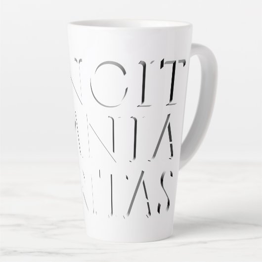 VINCIT OMNIA VERITAS - Light Latte Tasse (Rechte Ecke)