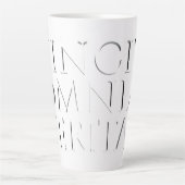 VINCIT OMNIA VERITAS - Light Latte Tasse (Vorderseite)