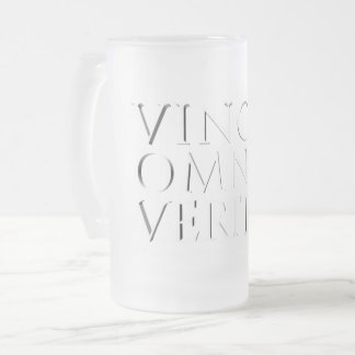 VINCIT OMNIA VERITAS - Mattiertes Leichtgläser MU Mattglas Bierglas