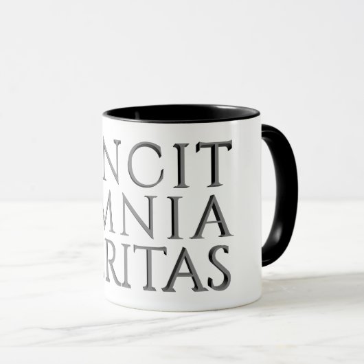 VINCIT OMNIA VERITAS - Tasse (VorderseiteRechts)
