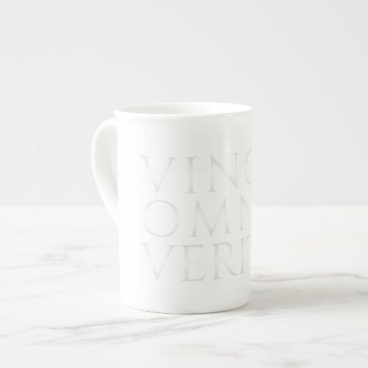 VINCIT OMNIA VERITAS - Tasse der China des leichte (Vorderseite Links)