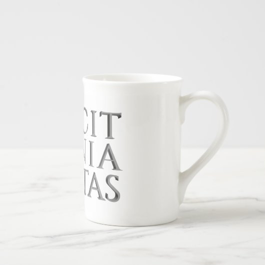 VINCIT OMNIA VERITAS - Tasse der China des leichte (Rechts)