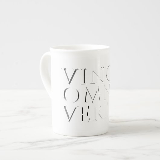 VINCIT OMNIA VERITAS - Tasse der China des leichte (Vorderseite Links)