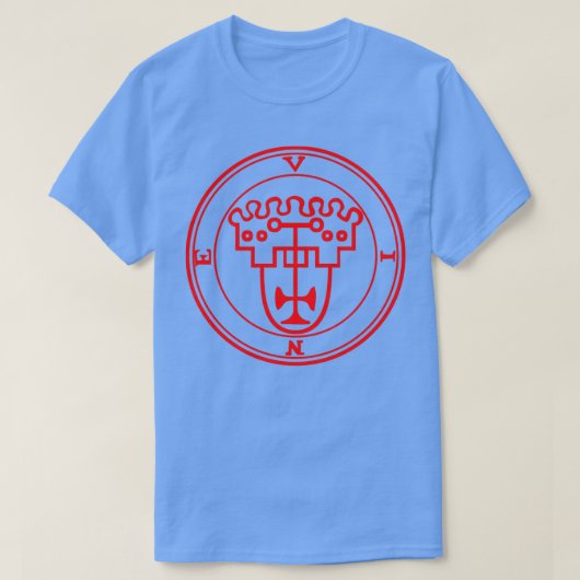 Vine Ars Goetia Sigil Red T-Shirt (Design vorne)