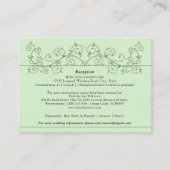 Vine Heart Trellis Minze Green Enclosure Card Begleitkarte (Vorderseite)