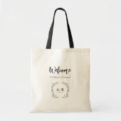 Vine Scroll Wedding Welcome Bag, Hotel Guest Tragetasche (Vorne)