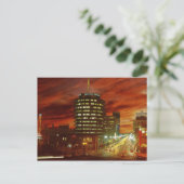 Vine St., Hollywood at Night Vintag Postkarte (Stehend Vorderseite)