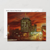 Vine St., Hollywood at Night Vintag Postkarte (Vorne/Hinten)