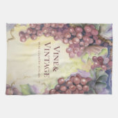 Vine & Vintage Grapes Luxe Geschirrtuch (Horizontal)