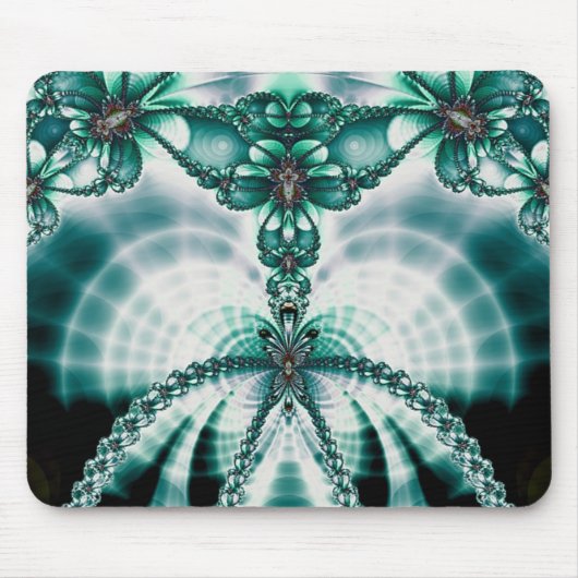vined Schmetterlingstor Mousepad (Vorne)