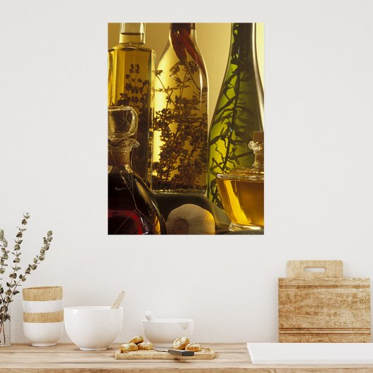 Vinegar Bottles Poster (Küche)