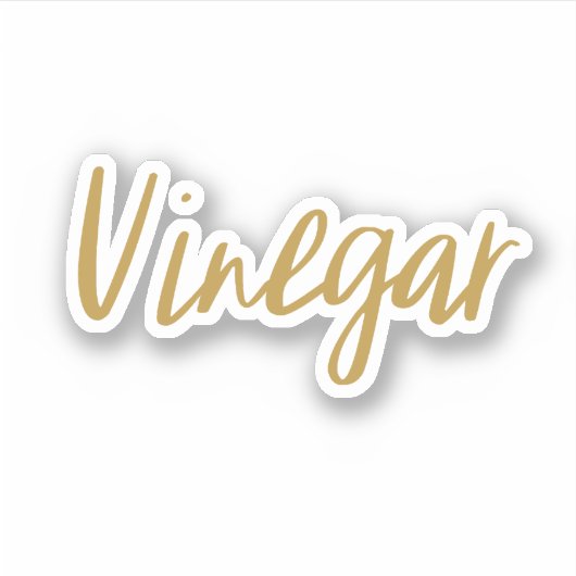 Vinegar-Speichersticker Aufkleber (Vorderseite)