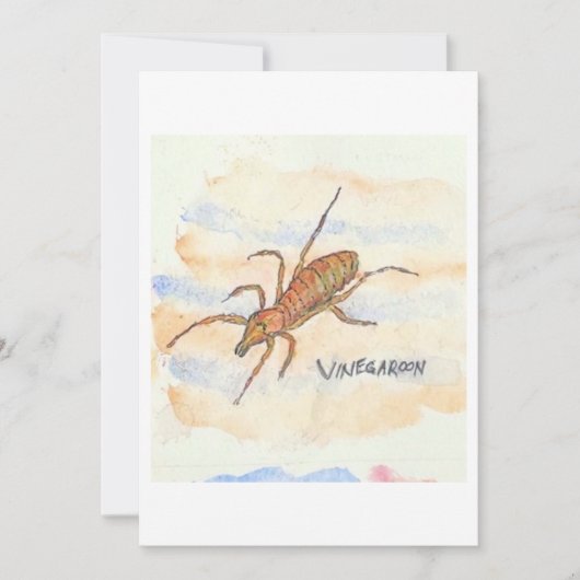 Vinegaroon Greeting Card Einladung (Vorderseite)