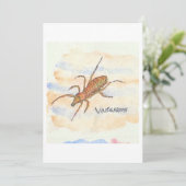 Vinegaroon Greeting Card Einladung (Stehend Vorderseite)