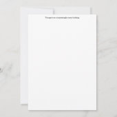 Vinegaroon Greeting Card Einladung (Rückseite)