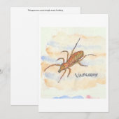 Vinegaroon-Grußkarte Einladung (Vorne/Hinten)