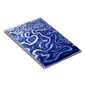 Vines Blue Notizblock (Rechte Seite)