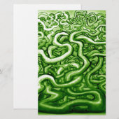 Vines GREEN Briefpapier (Vorne/Hinten)