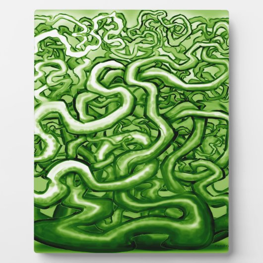 Vines GREEN Fotoplatte (Vorderseite)