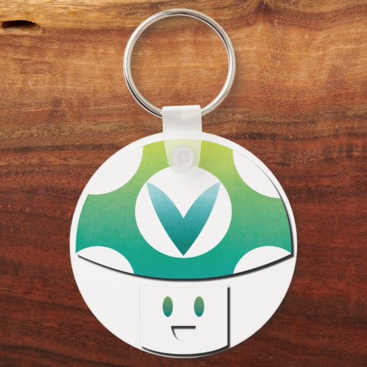 Vinesauce Mushroom Schlüsselanhänger (Vorderseite)