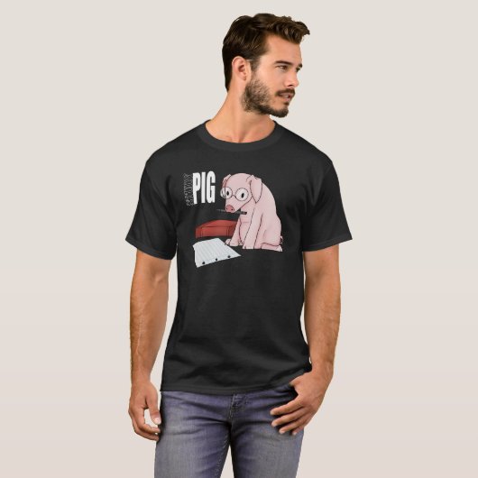 Vinesauce - Studypig T-Shirt (Vorne ganz)