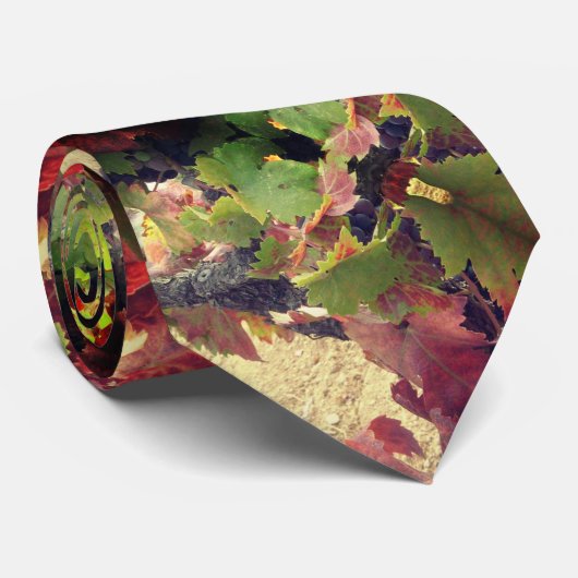 Vineyard Abstrakt Neck Tie Krawatte (Gerollt)