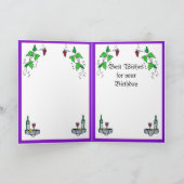 Vineyard birthday karte (Innenseite)