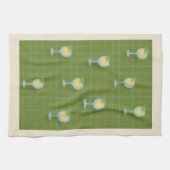 Vineyard G&T Plaid Tea Towel – Olive Geschirrtuch (Horizontal)