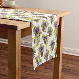 Vineyard Grapes Table Runner – Wine Entertaining Mittelgroßer Tischläufer