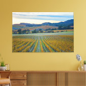 Vineyard Sunset Leinwanddruck (Insitu (Wohnzimmer))