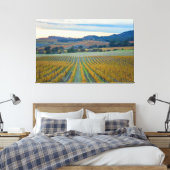 Vineyard Sunset Leinwanddruck (Insitu (Schlafzimmer))