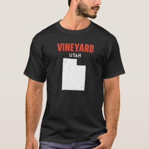 Vineyard Utah USA Staat America Travel Utahan T-Shirt