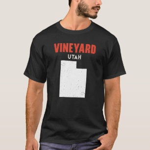 Vineyard Utah USA Staat America Travel Utahan T-Shirt