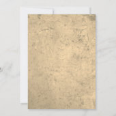 Vineyard Wedding Elegant Rustic Watercolor Einladung (Rückseite)