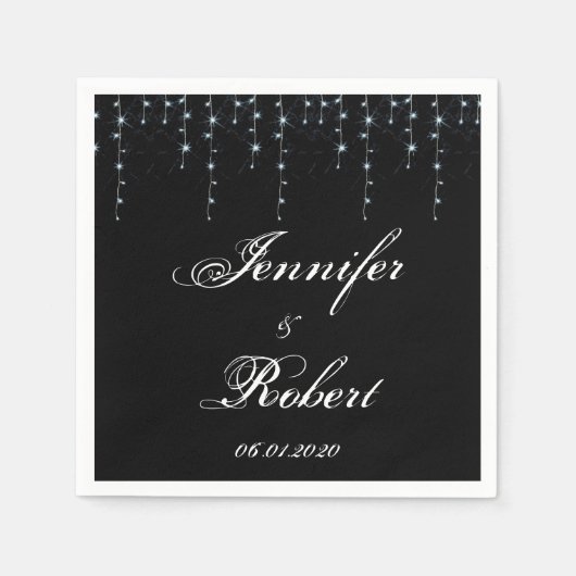 Vineyard Wedding Napkins Serviette (Vorderseite)