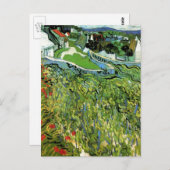 Vineyards with View of Auvers by Vincent van Gogh Postkarte (Vorne/Hinten)